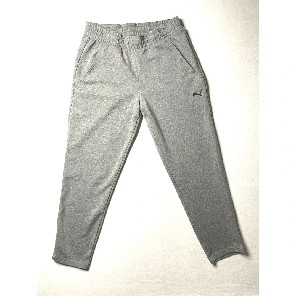 Puma Joggers sweatpants grey w/drawstring Size‎ Large